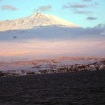 Sunsets last a very long time in Antarctica